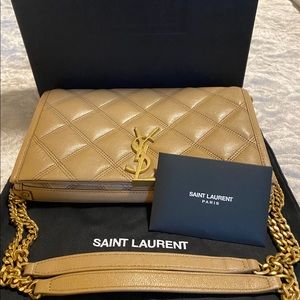 Saint Laurent Becky WOC in Tan